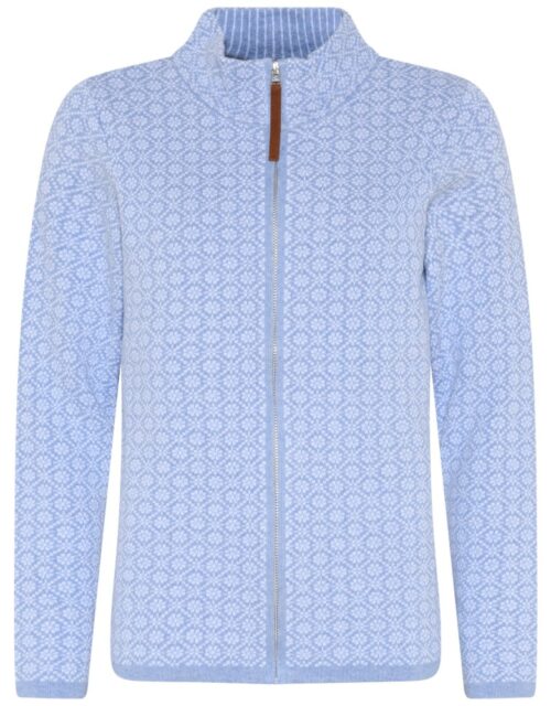 Skovhuus Marie Strikket Cardigan Alaska Blue - Kvalitet og Design